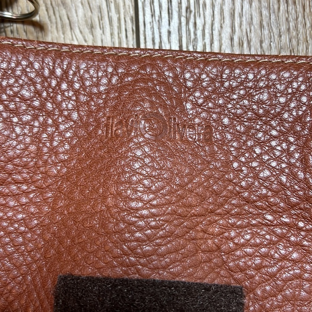 Flavi Olivera Brown Leather Shoulder Bag - Picture 6 of 10